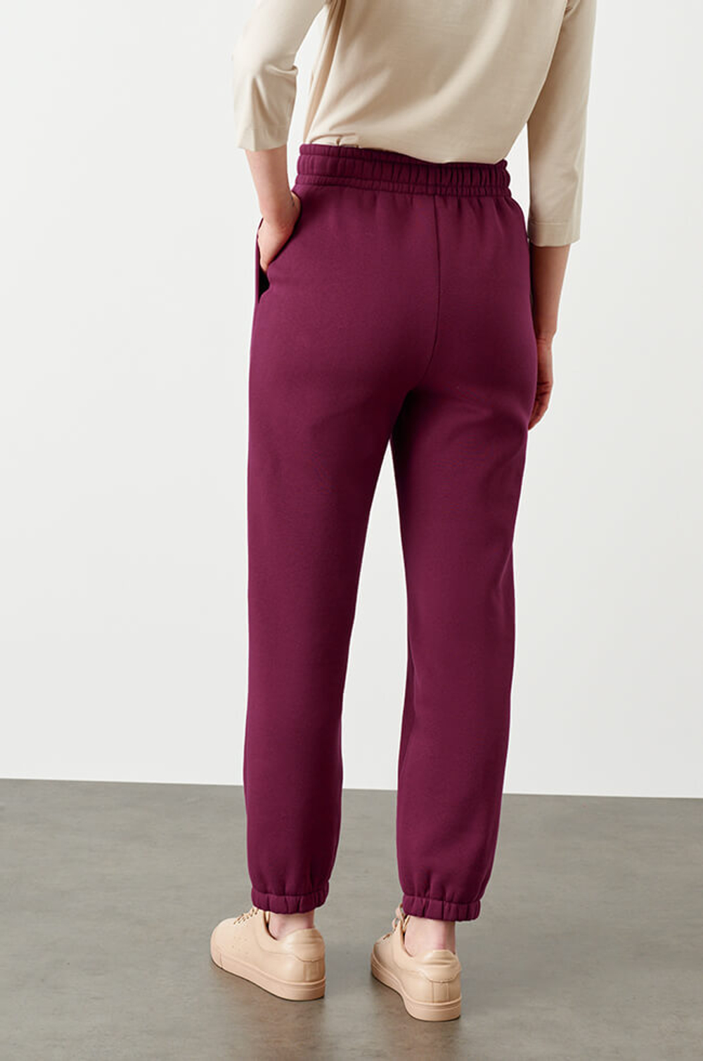 3930 Брюки женские (бордо)