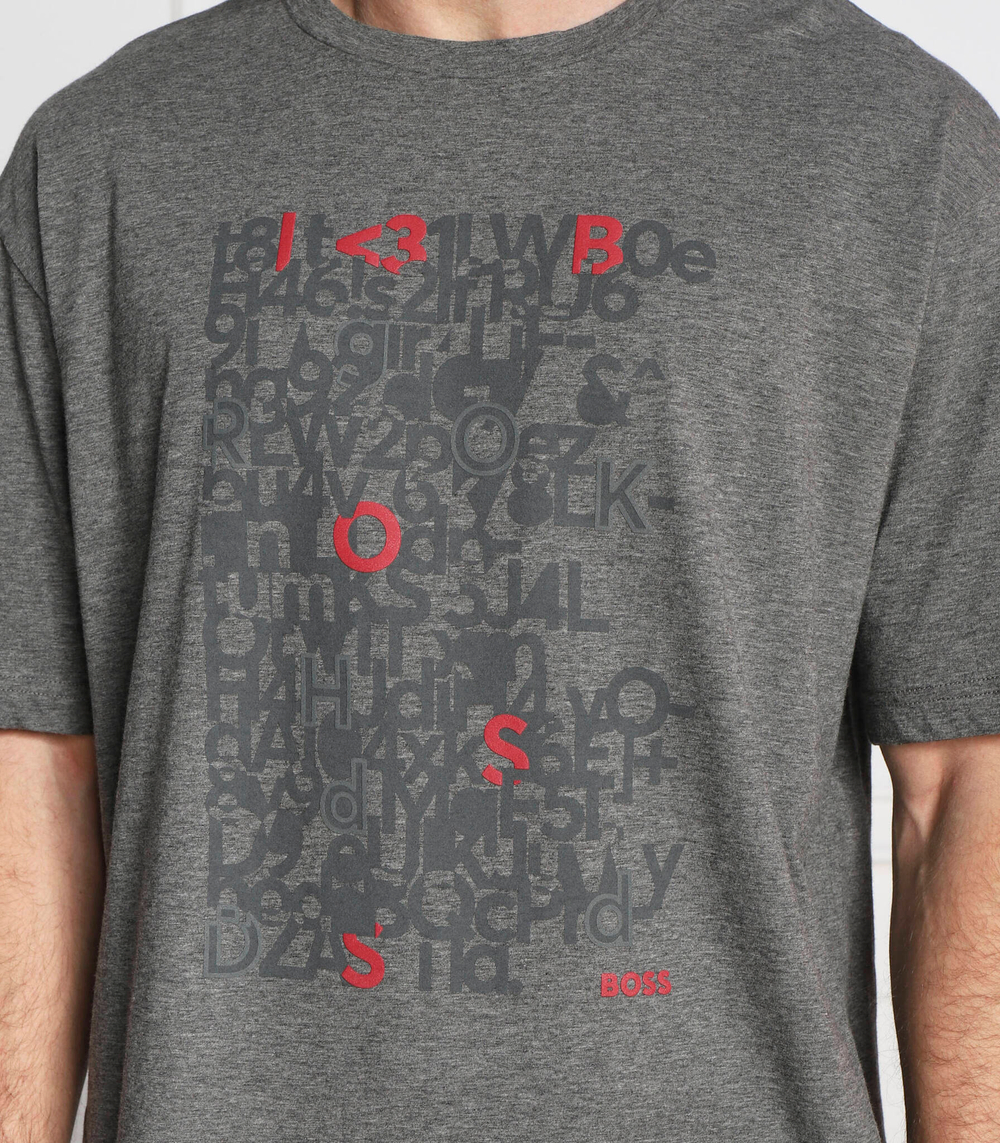 футболка tee 5 BOSS GREEN - графитовый(50477262)