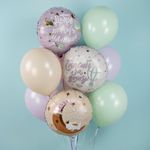 Шар (19''/48 см) Круг, Добро пожаловать, Малышка!, 1 шт.