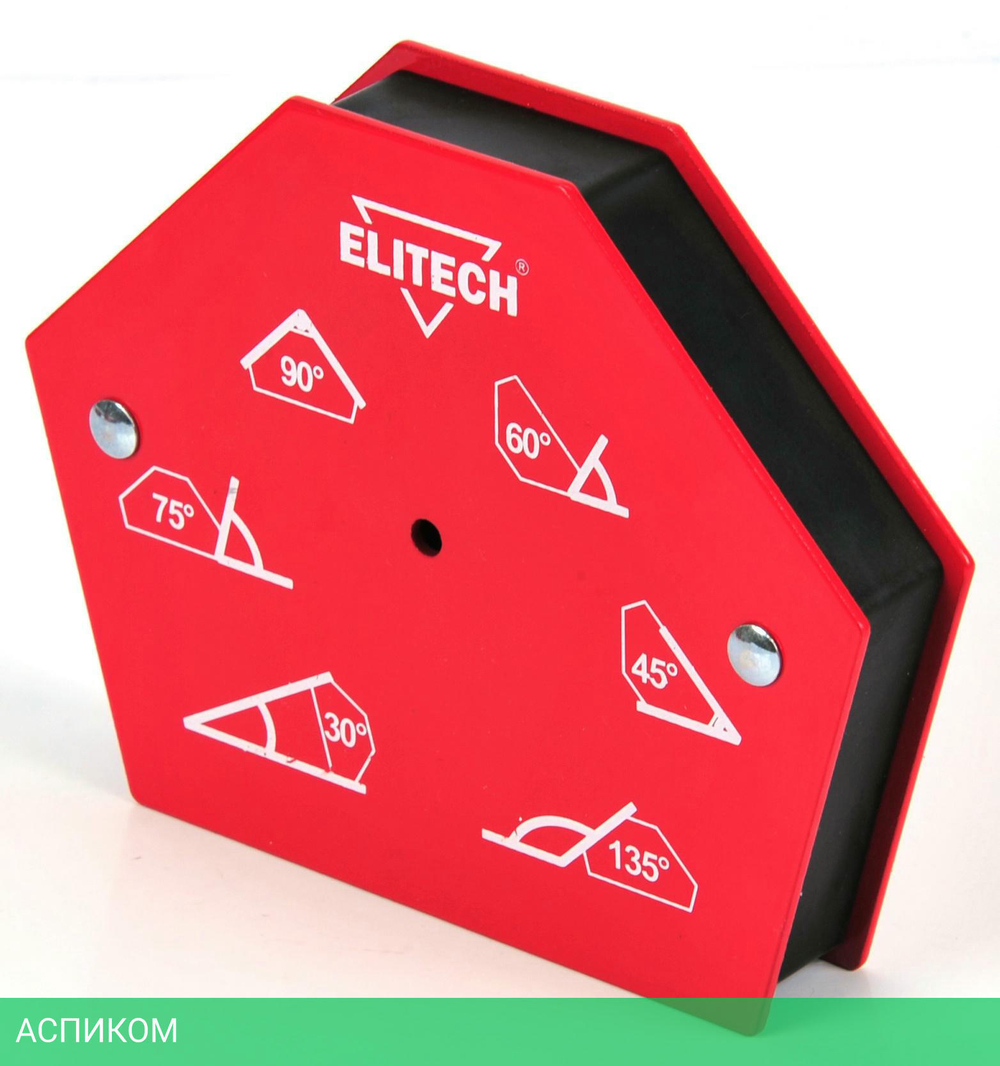 Магнитный угольник для сварки Elitech 0606.017800