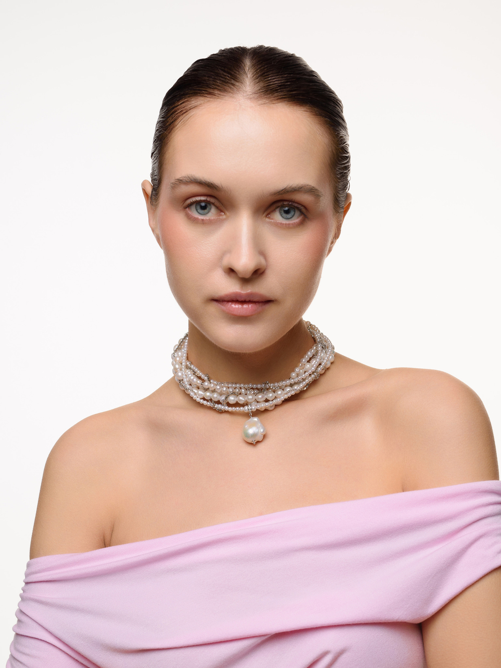 Колье "Holiday" из натурального жемчуга