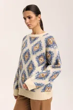 Купить Свитер Idel Джемпер Тюбетейка молочный Свитер Idel Джемпер Тюбетейка молочный