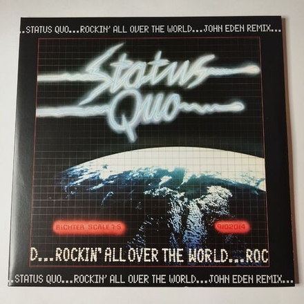 Винтажная виниловая пластинка LP Status Quo Rockin All Over The World John Eden Remix (EU 2016)