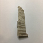 Заглушка левая к плинтусу "LIDER-62" 331 Дуб полярный