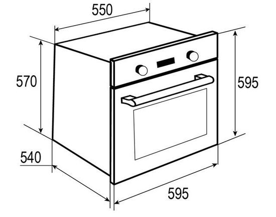 Электрический духовой шкаф Zigmund & Shtain EN 123.912 S