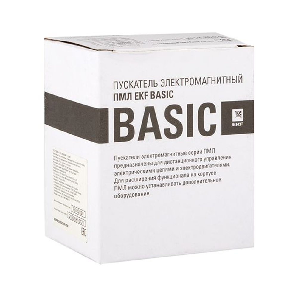 Пускатель электромагнитный серии ПМЛ-2160ДМ 25А 230В EKF Basic