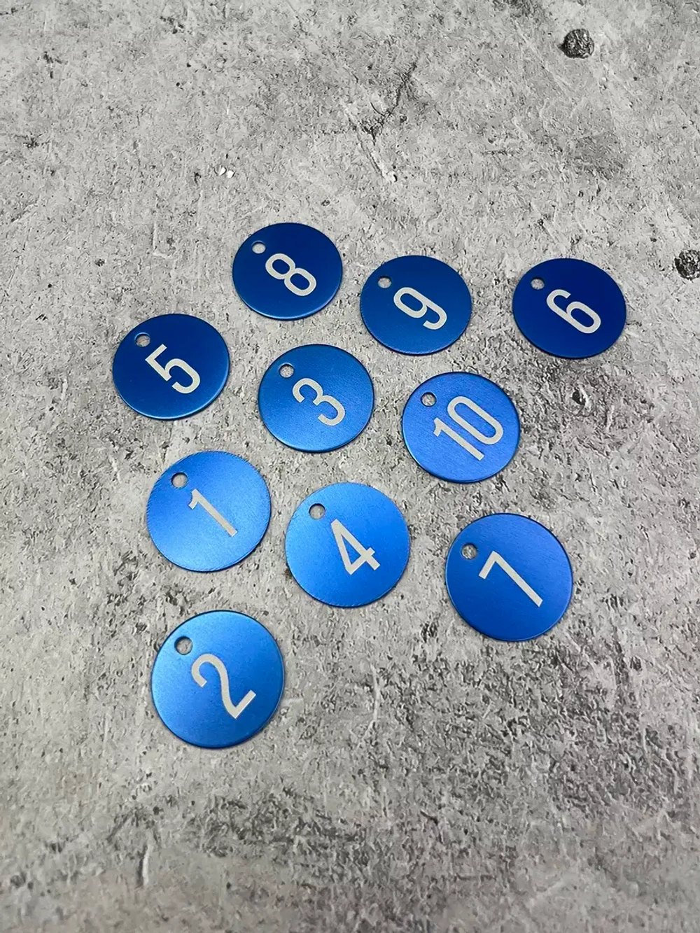 Номерки на ключи, металл