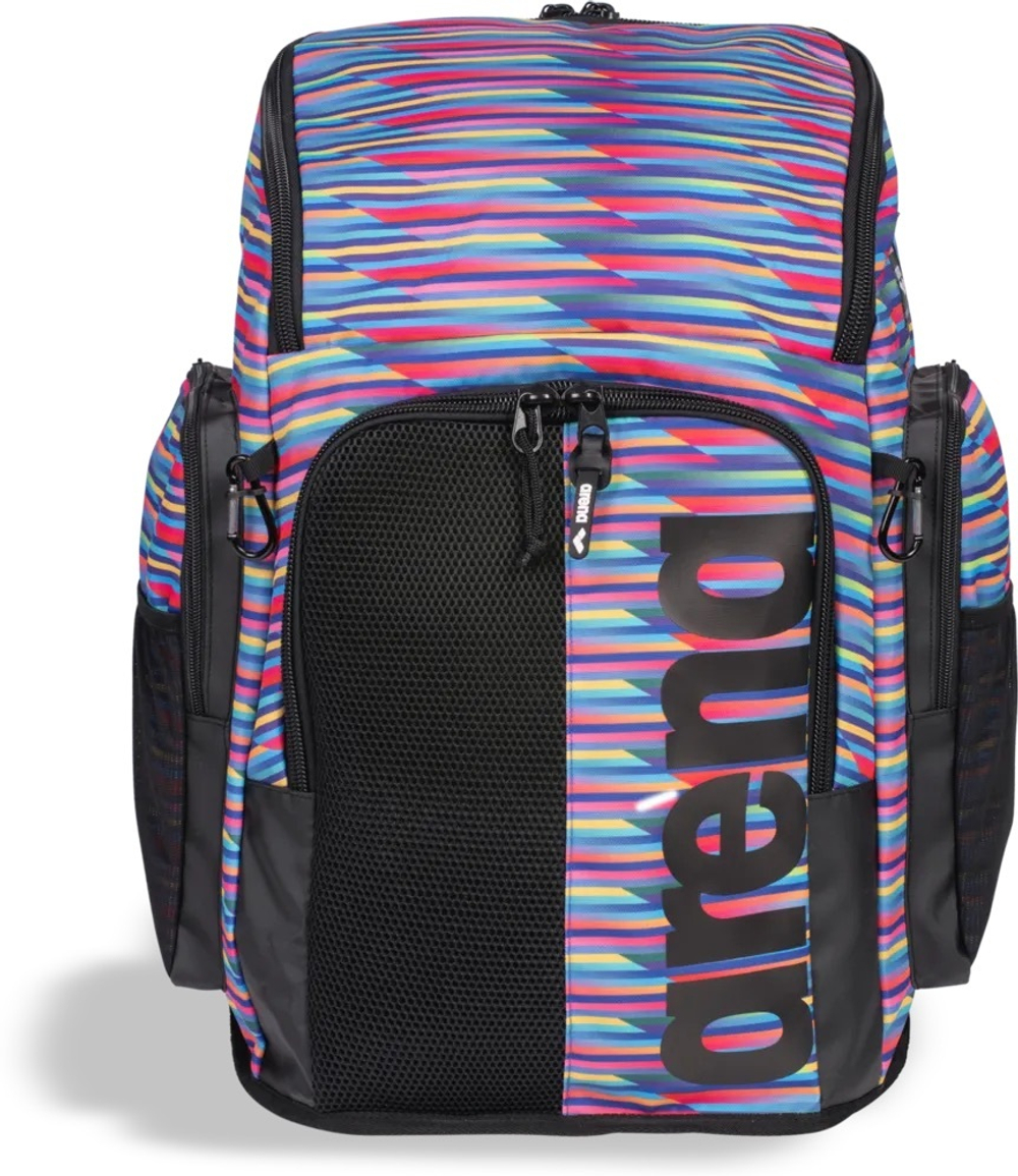 ARENA SPIKY III BACKPACK 45 ALLOVER RACING STRIPES