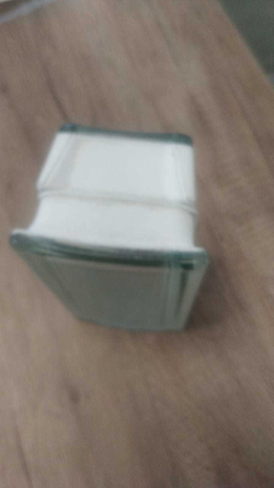 Стеклоблок половинка бесцветный волна для радиусных стен Vitrablok Allbend 19х9х8см.