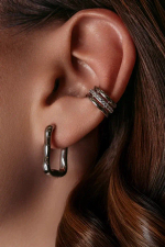 Кафф с дорожкой из фианитов