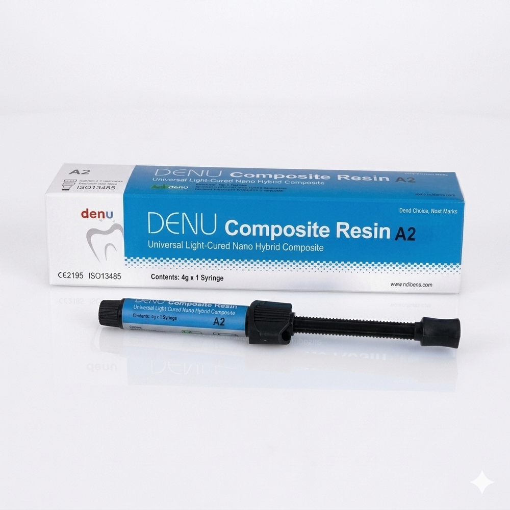 Композит стоматологический светоотверждаемый, 4г, Denu Composite Resin A2