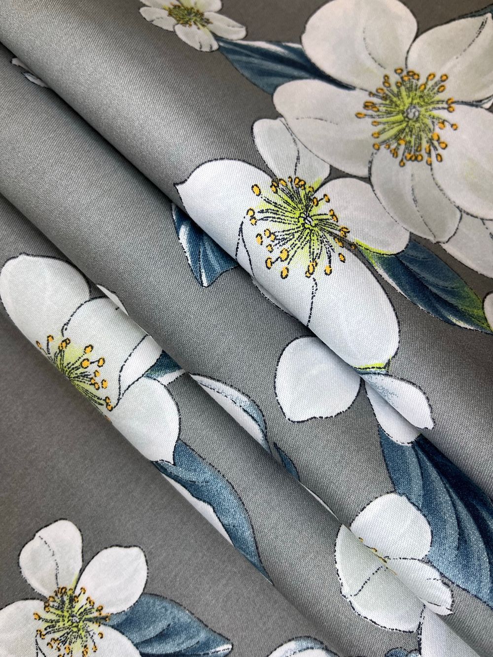 Постельное белье сатин Milky Garden "Antilla/Antilla (компаньон)" 1,5-сп  Наволочка 50х70 см 1 шт Простынь на резинке 90x200 см Пододеяльник 145x215 см