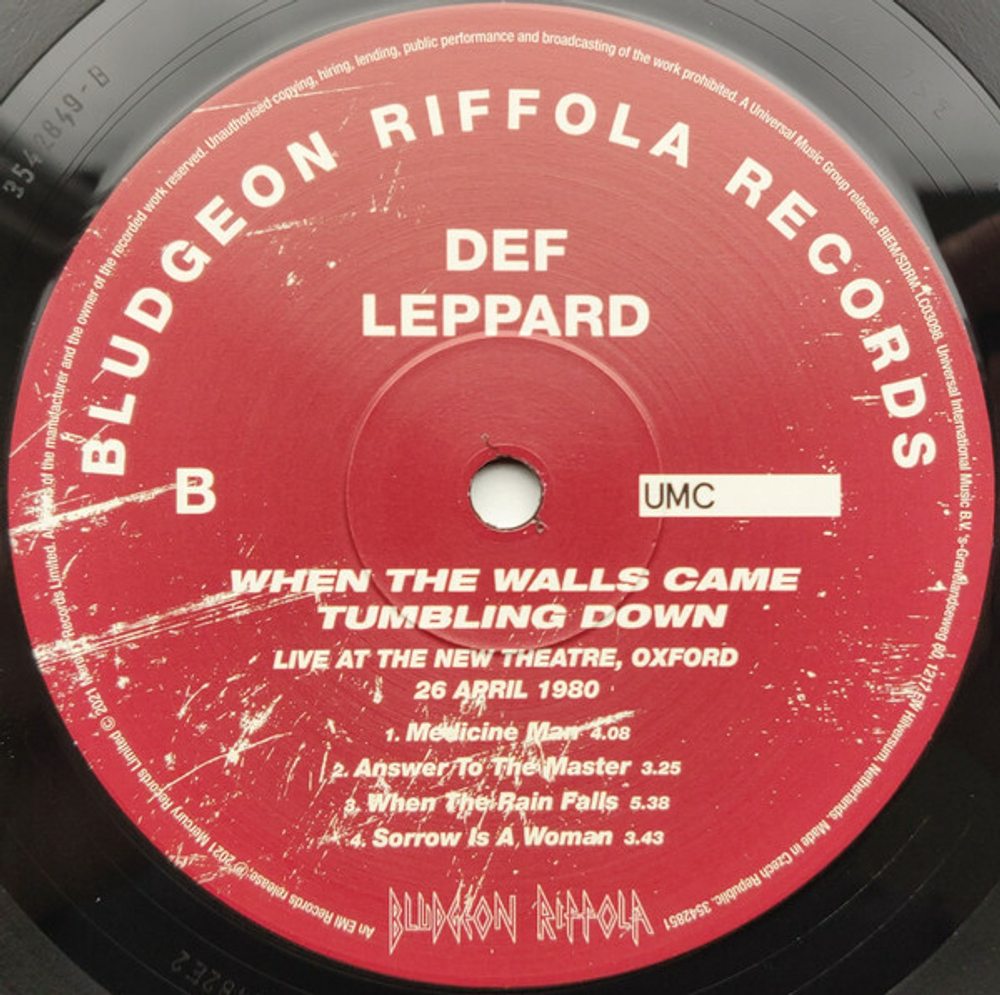 Def Leppard / Live In Oxford (Limited Edition)(2LP)