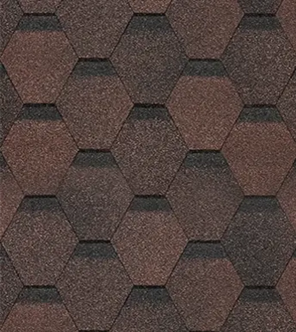 Гибкая черепица Docke Шестигранник