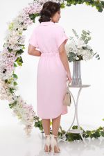 Персиковое летнее платье DStrend (Акция)