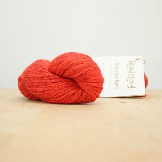 Пряжа ROSARIOS 4 Principe Real (50% лён, 36% хлопок, 14% шёлк)