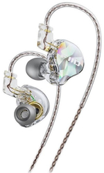 Наушники Fiio JD10 Type-C Transparent прозрачный