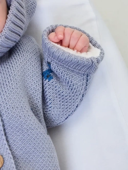 Конверт на выписку для новорожденных утепленный мехом