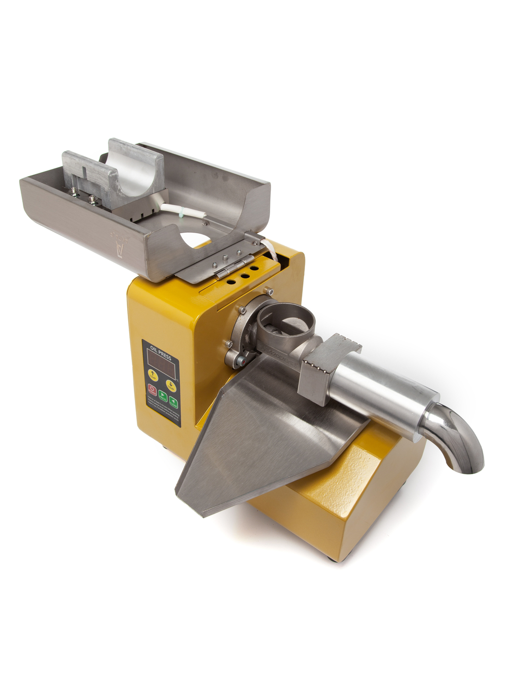 AKITAJP AKJP-600 электрический шнековый полупрофессиональный маслопресс с термостатом для дома и малого бизнеса