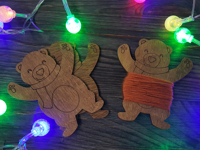 Бобинка "Полярный мишка"