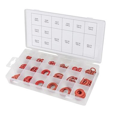 Шайбы уплотнительные из асбестового волокна, 150пр. Forsage F-801