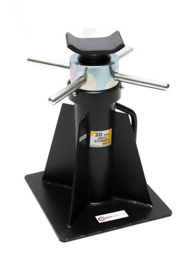 Домкрат-подставка ремонтная механическая винтовая 20т (высота подхвата-410мм, высота подъема -600мм) FORCEKRAFT FK-TZ200011 BIG