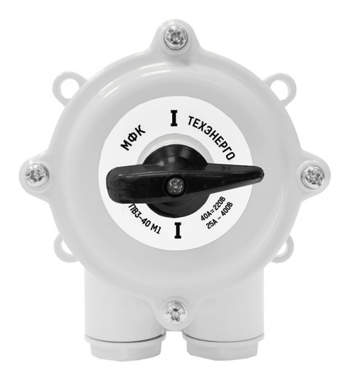 Пакетный выключатель ПВ 3- 40 М1 IP56 пластик