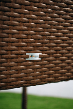 Кресло плетеное ReeHouse Dove, коричневый люкс