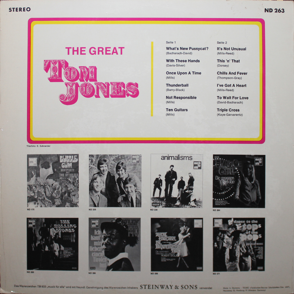 Tom Jones / The Great Tom Jones (LP)