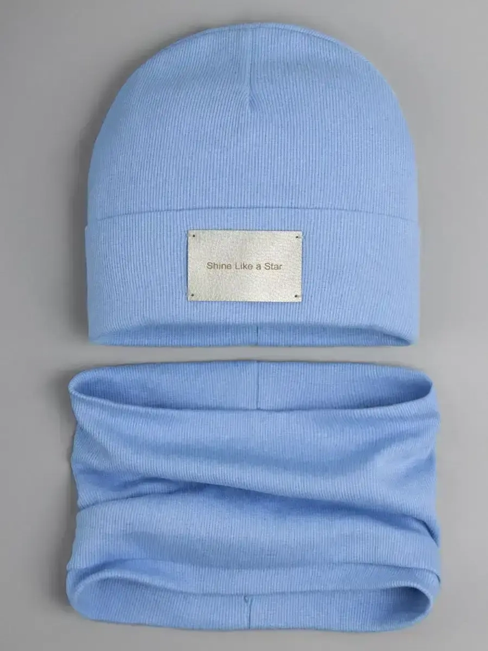 Шапка и снуд для мальчика осенние