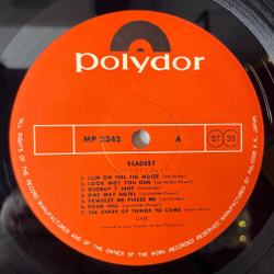 Винтажная виниловая пластинка LP Slade Sladest (Japan 1974) (No Obi)