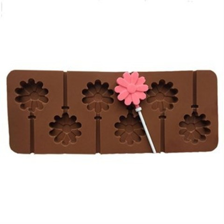 Силиконовая форма для шоколада "Ромашки"