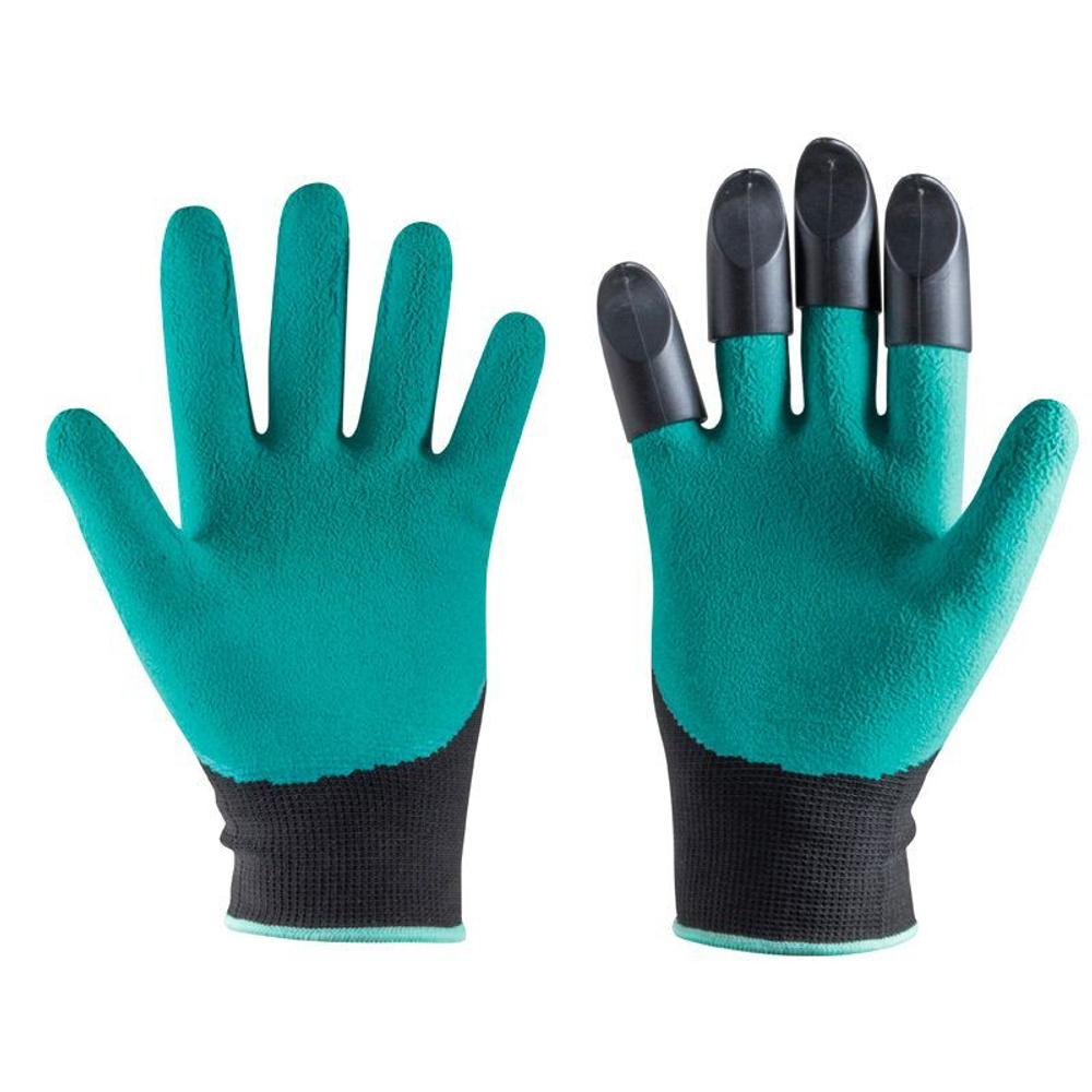 Перчатки садовые с пластиковыми когтями GG-4, размер 9 (L) 003656-SK