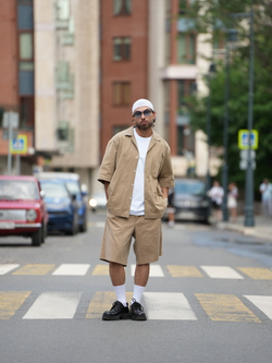 Шорты широкие | camel