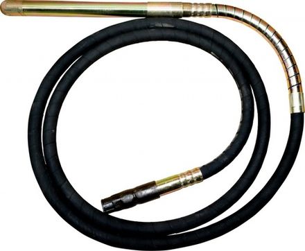 Вал с булавой к вибратору для бетона STEM Techno SVH 38-4,5 - [4,5 метра / 38 мм]