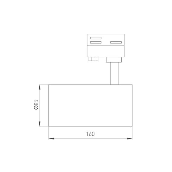 Трековый светодиодный светильник Arlight LGD-Calipso-4TR-R85-20W Day4000-Mix 046734