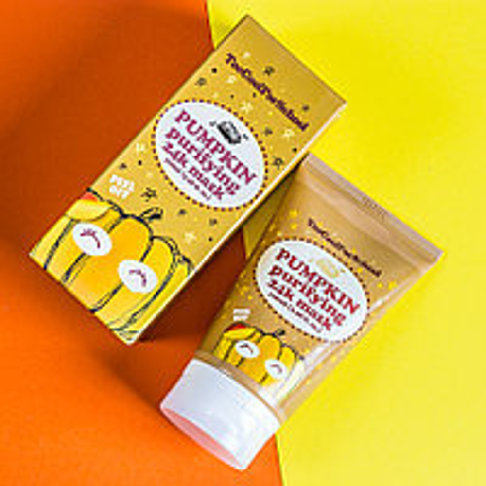 Too Cool For School Pumpkin Purifying 24K Mask очищающая маска-пленка с золотом и тыквой