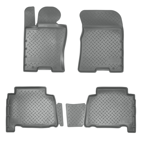 Ковры в салон Norplast/Unidec для Kia Mohave (2017-2021), Серый, 5 мест, арт.NPA11-C43-223-G