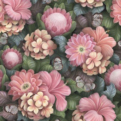 Тропические цветы