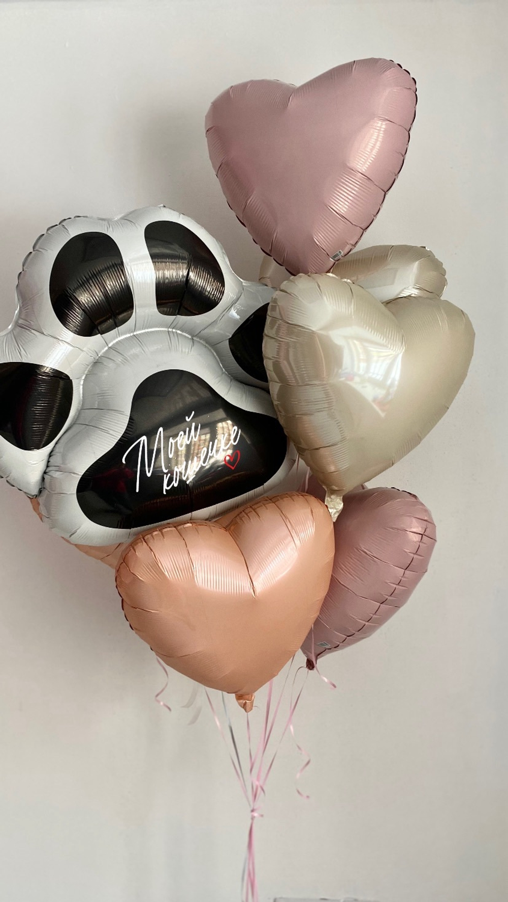 Воздушные шары лапка " Моей кошечке " №2620