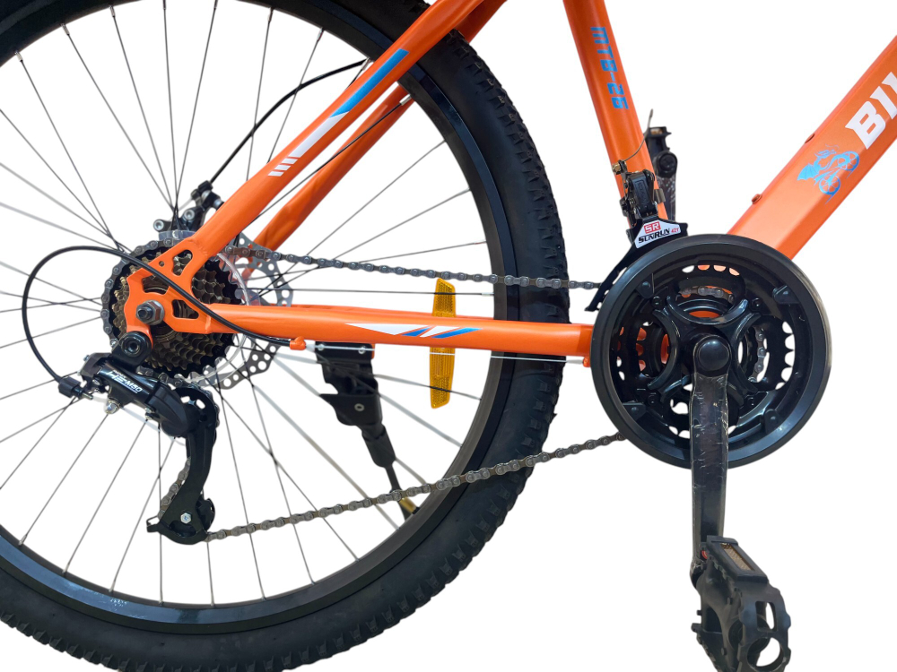 Велосипед Bike Dragon 24" 21скор (стальная рама, SunRun, диск. тормоз) BD-2-24-4 оранжевый