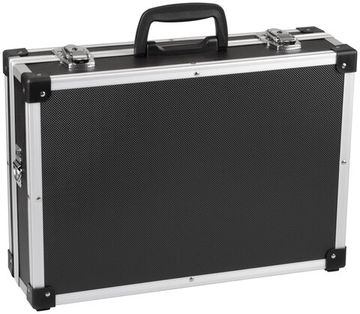 Ящик для инструмента пластиковый усиленный алюминием 430x310x130 мм, черный