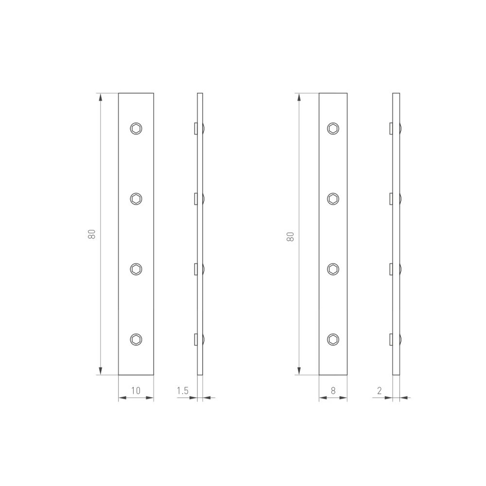 Комплект коннекторов MAG-CON-2540-UP-SIDE (BK) (Arlight, Металл) 034910