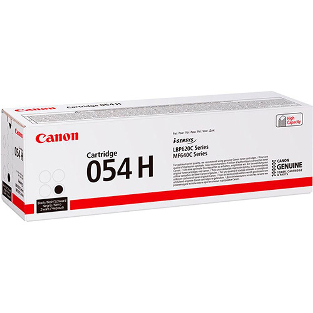 Картридж CANON 054H BK черный, увеличенной емкости 3028c002