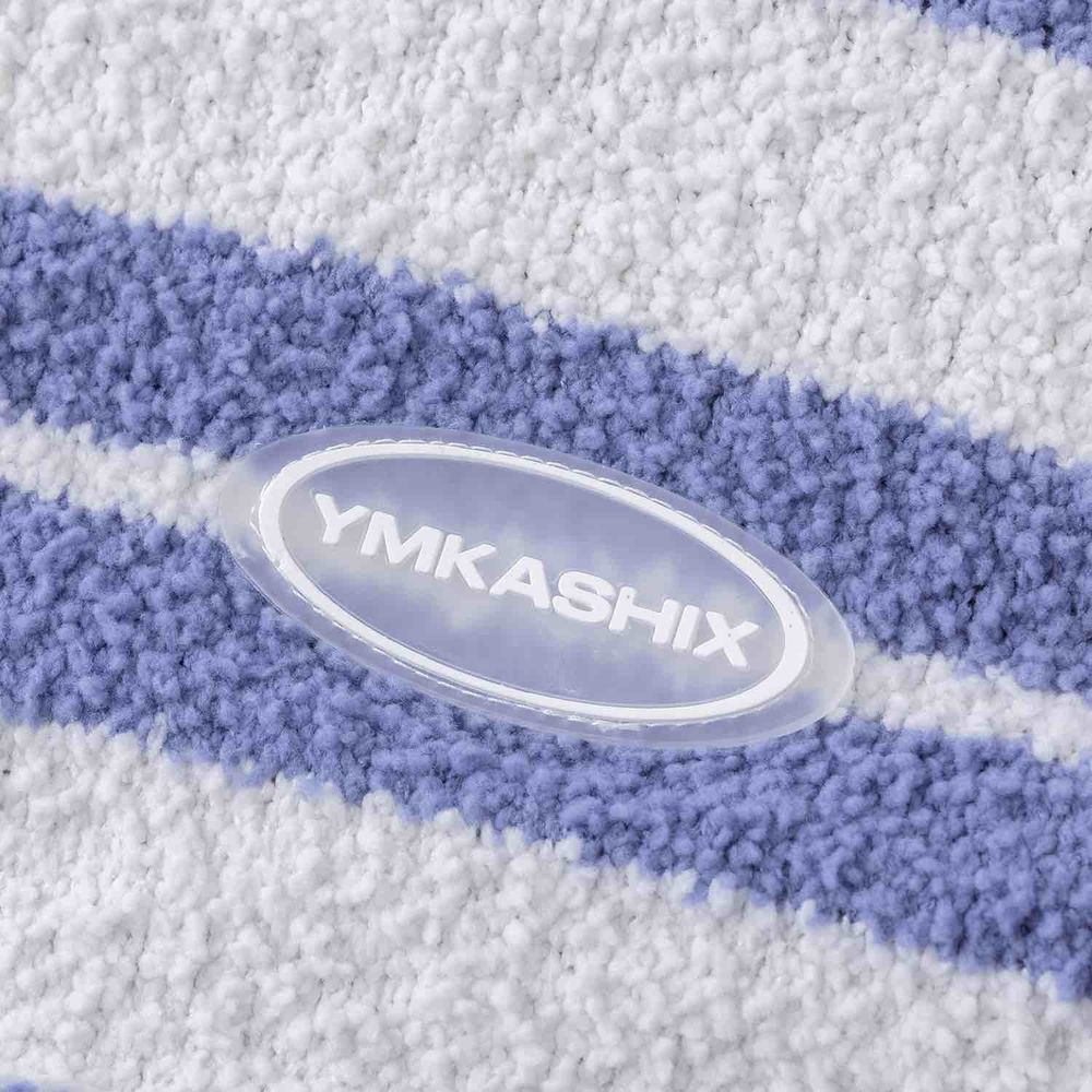 Свитер Ymkashix Soft Strips белый/голубой