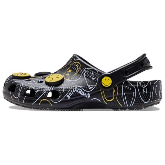 Crocs Round Toe 'Black Yellow'