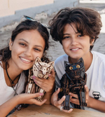 Механический Черный Кот от Eco Wood Art (EWA) - Деревянный конструктор, сборная механическая модель, 3D Пазл