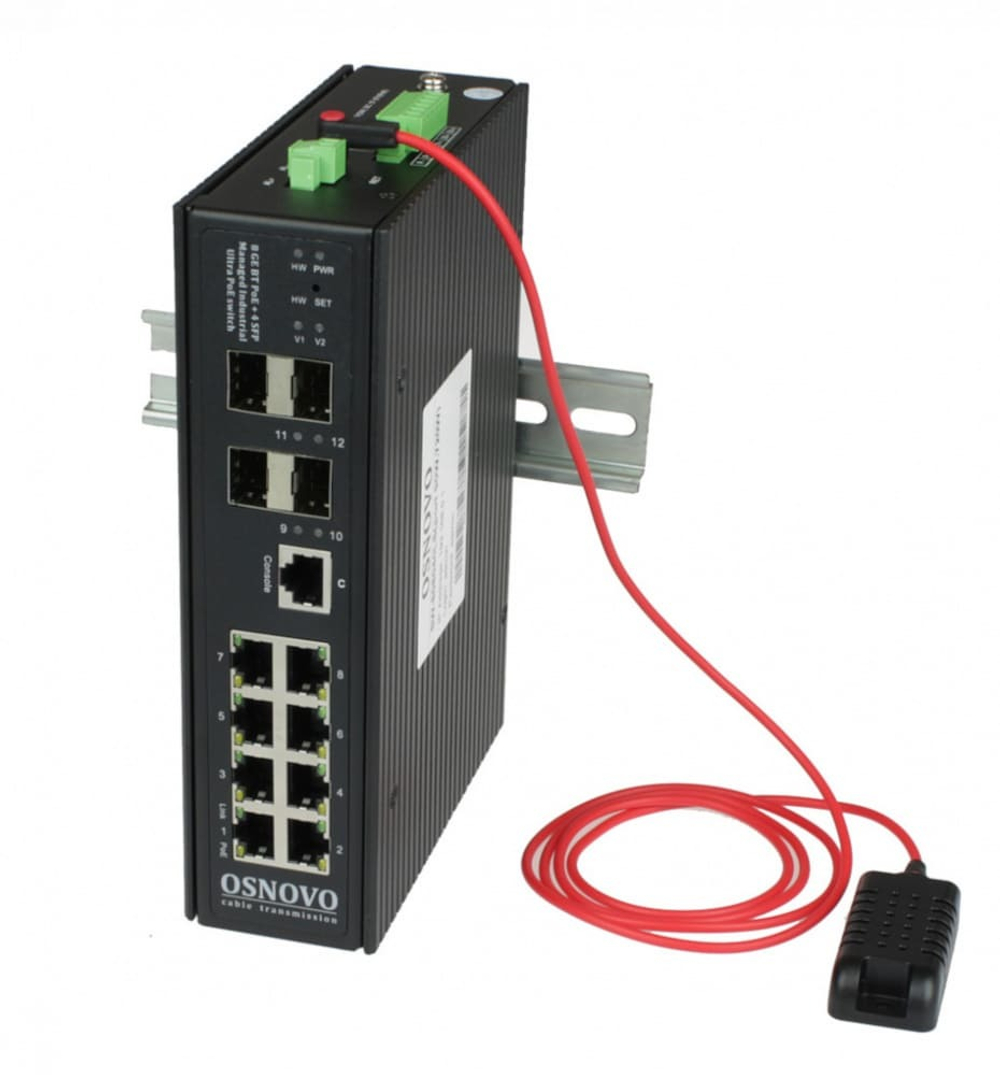 Osnovo SW-80804/ILS (port 90W, 720W) Сетевое оборудование