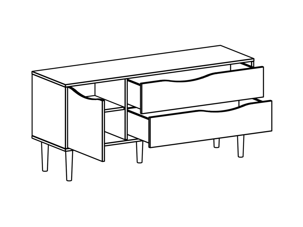 Тумба низкая Like