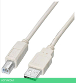 Кабель USB2.0 Buro USB2.0-AM/BM-1.8M-MG A(m)/B(m) (1.8м) феррит.кольца